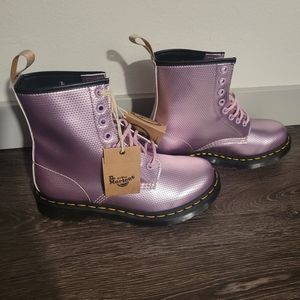Vegan Pink Doc Marten Boots New With Tags